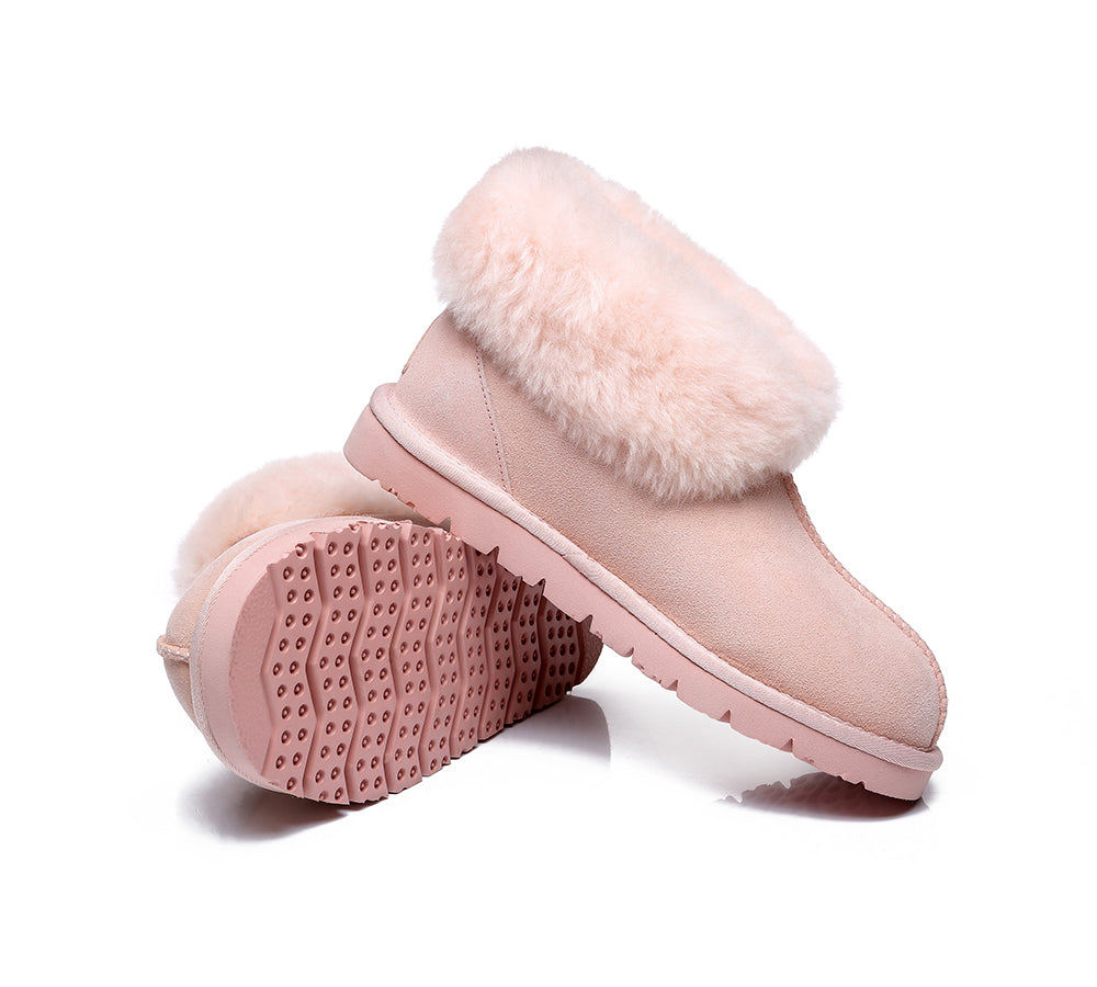 EVERAU Mallow Sheepskin Ankle Slipper - Google SEO Result: Mallow Sheepskin Ankle Slipper by EVERAU