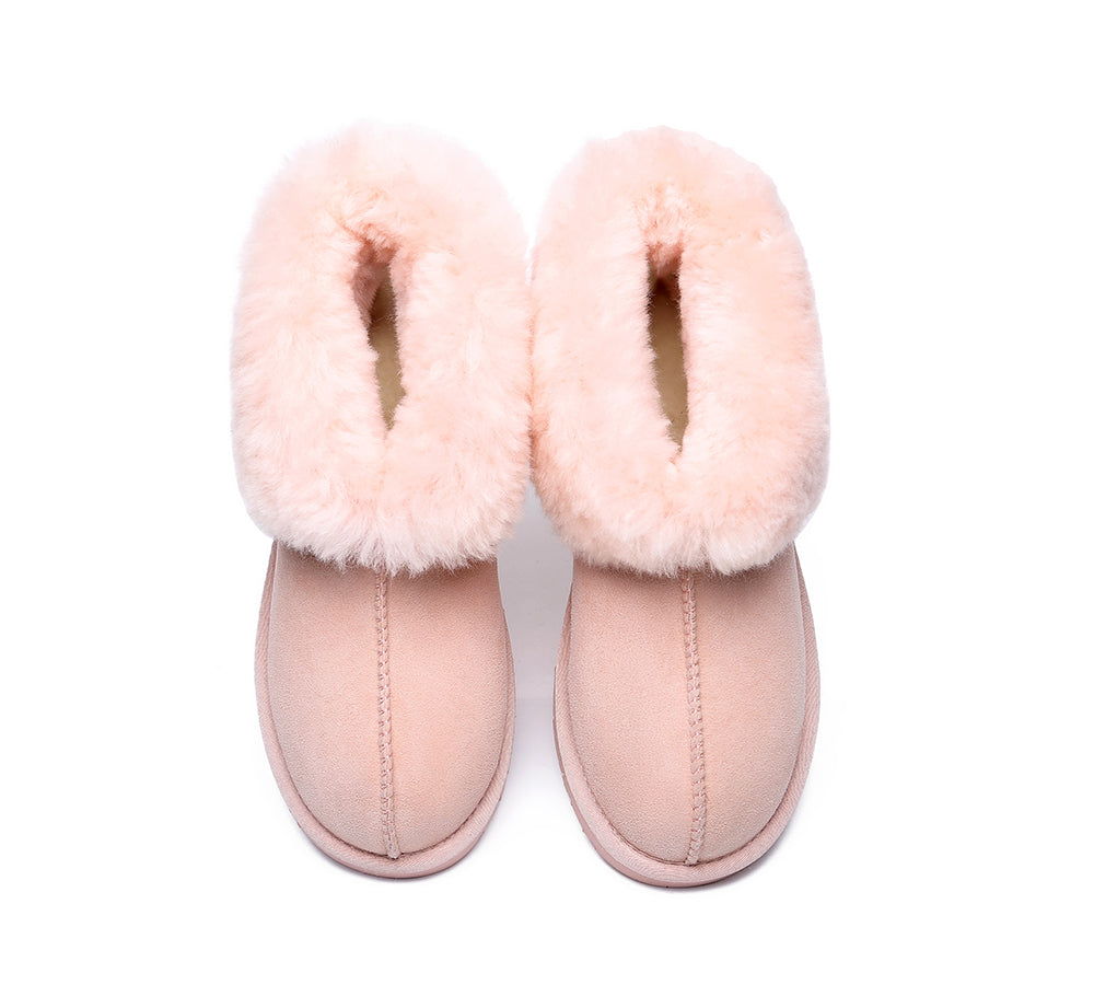 EVERAU Mallow Sheepskin Ankle Slipper - Google SEO Result: Mallow Sheepskin Ankle Slipper by EVERAU