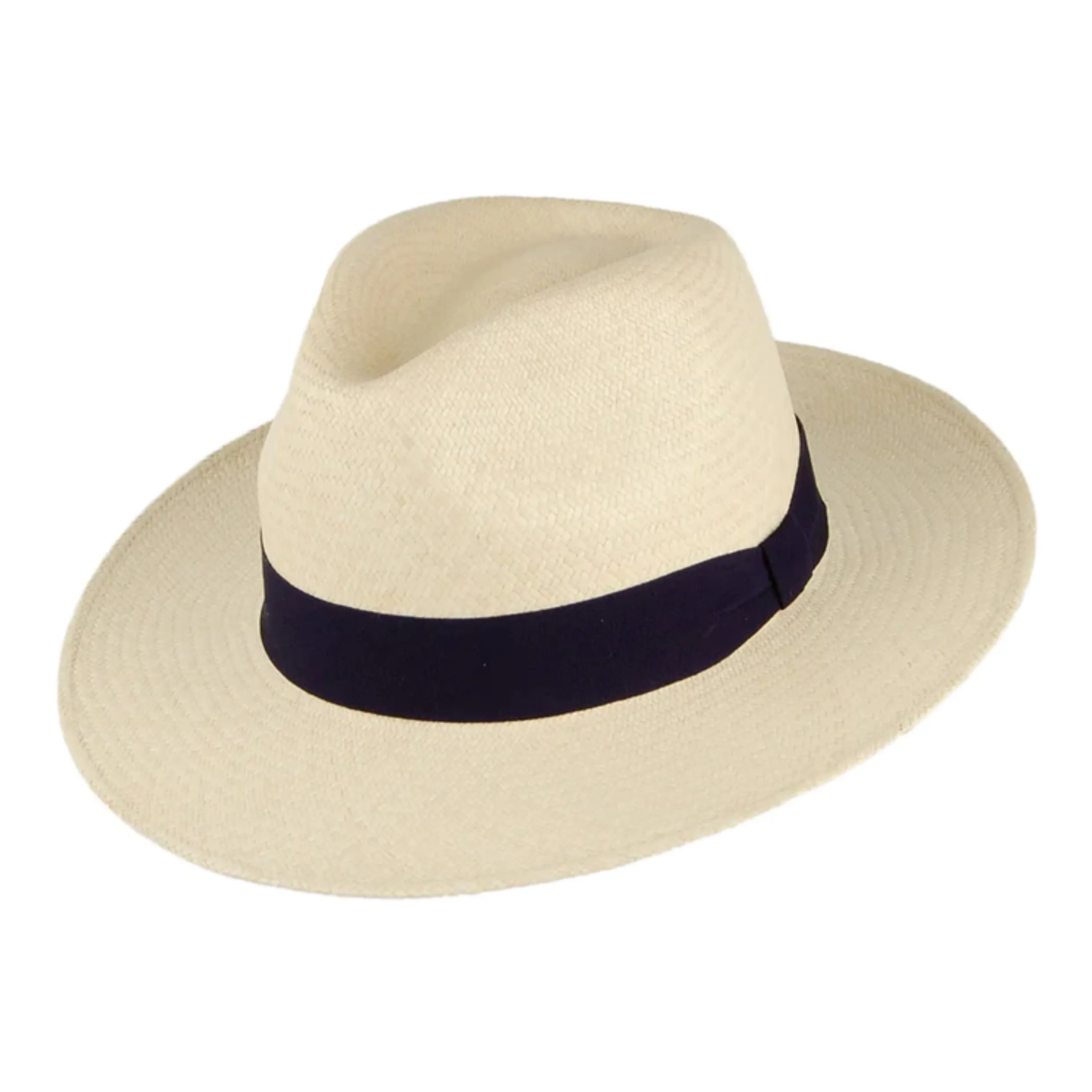 Failsworth Hats Panama Fedora Hat Natural