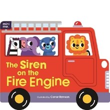 Fire Engine Shaped Board Book - The Siren