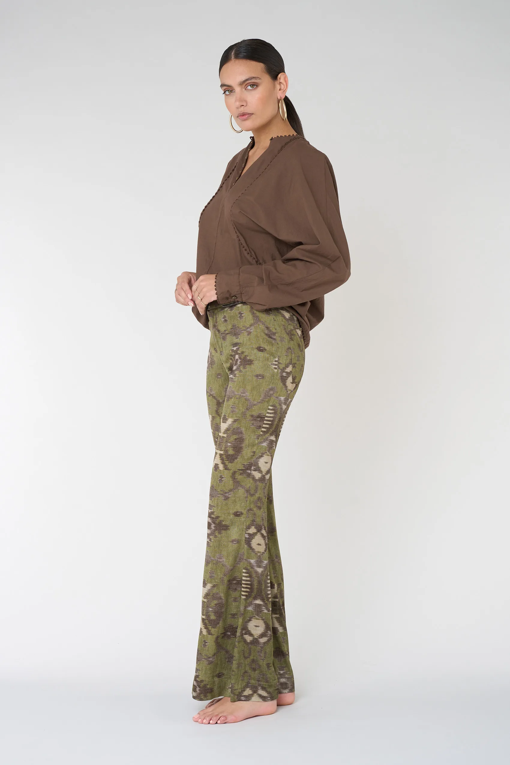 Printed Flared Pants