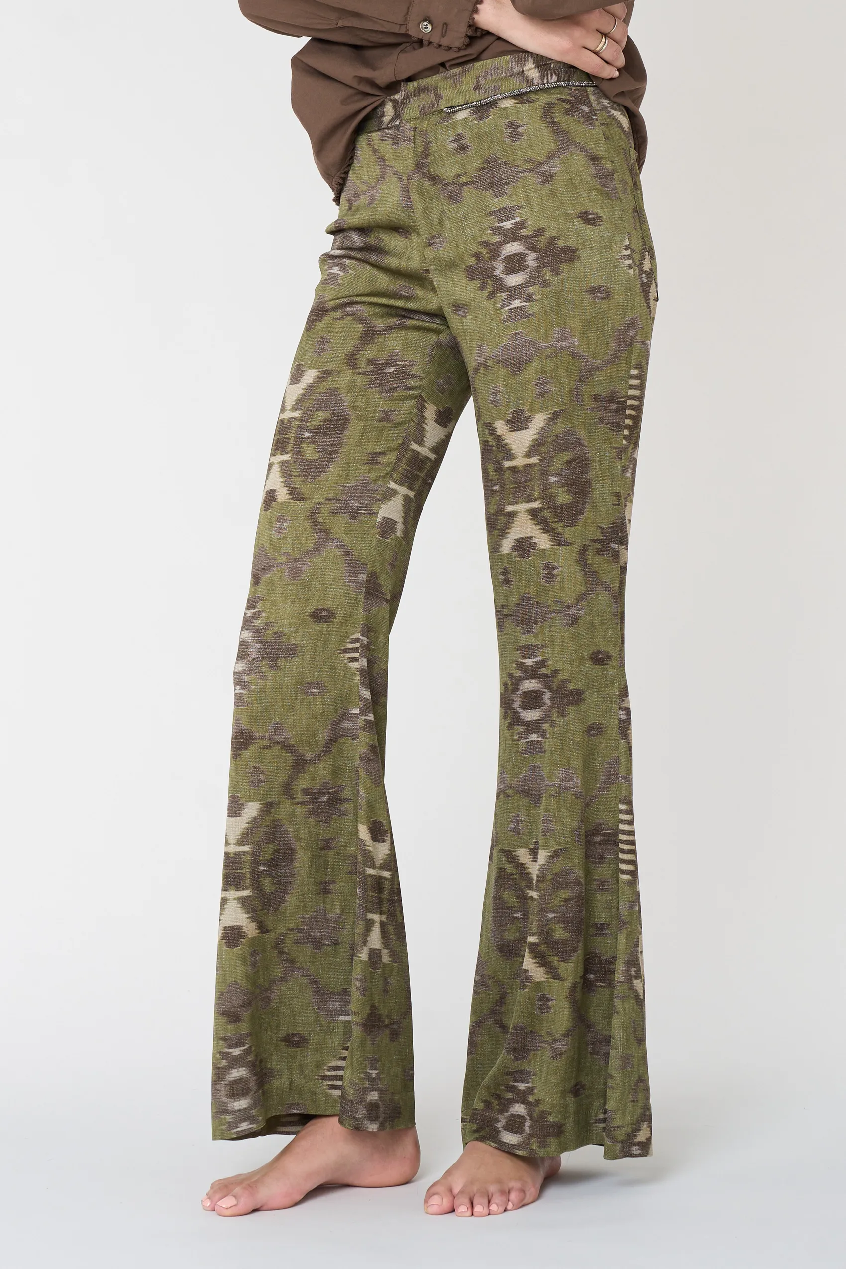 Printed Flared Pants