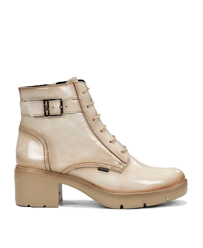 Military Ankle Boots with Heel - Fluchos Fugaz F2107