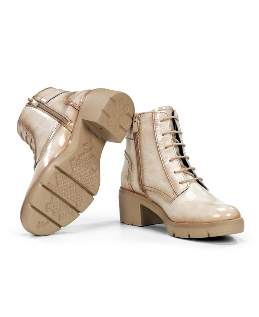 Military Ankle Boots with Heel - Fluchos Fugaz F2107