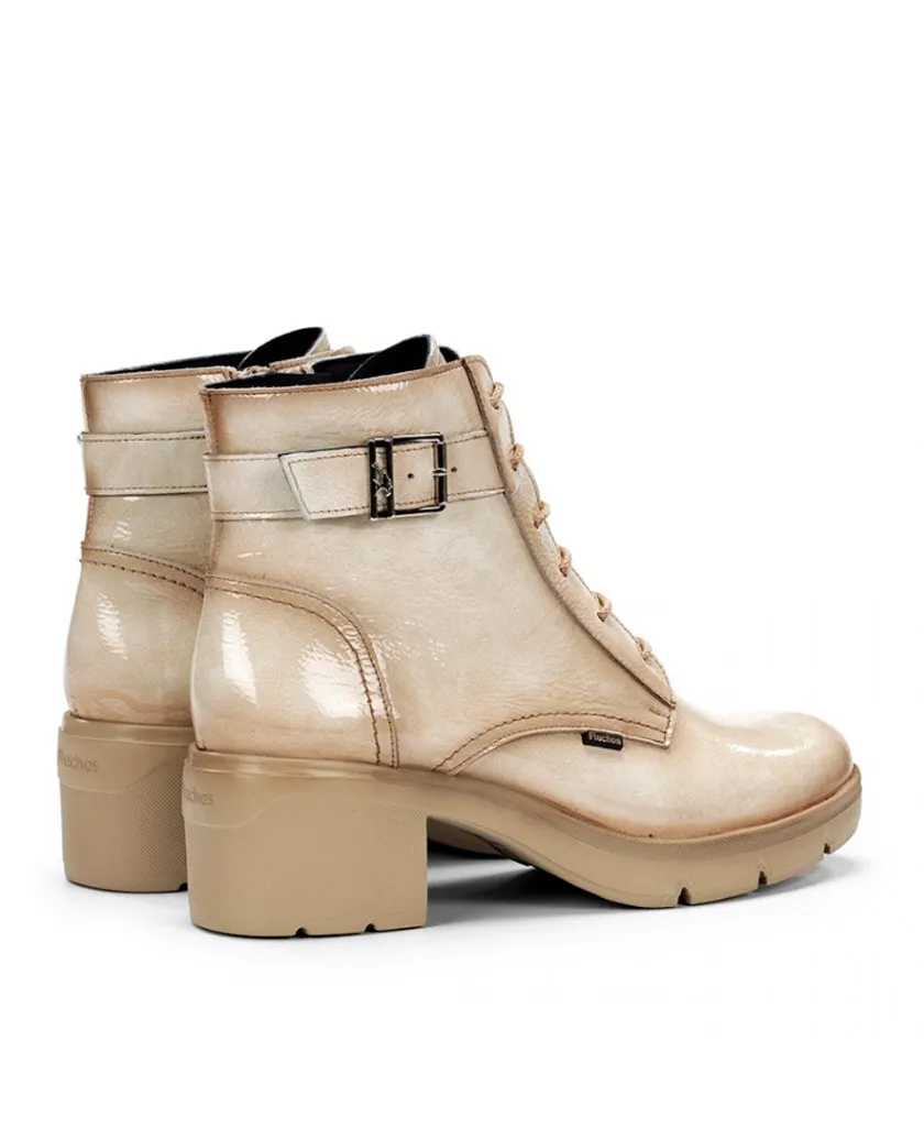 Military Ankle Boots with Heel - Fluchos Fugaz F2107