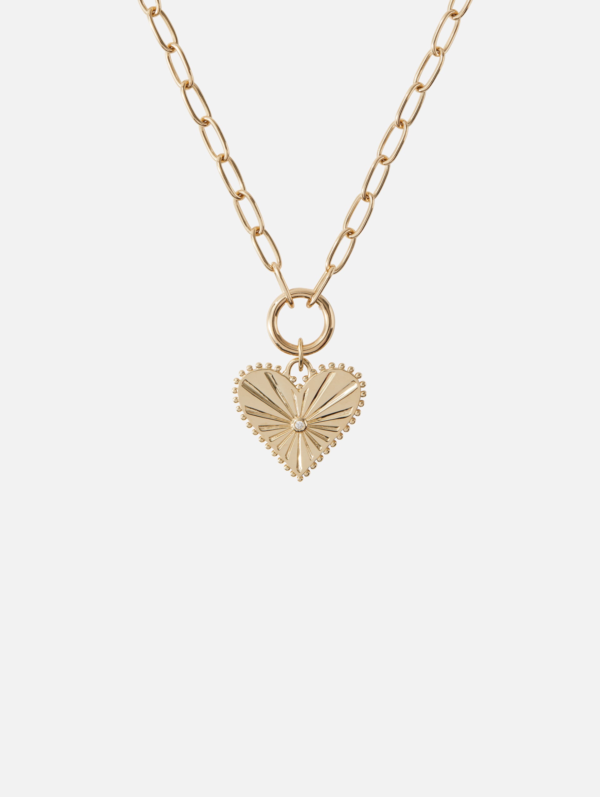 Forever Heart Coin Necklace