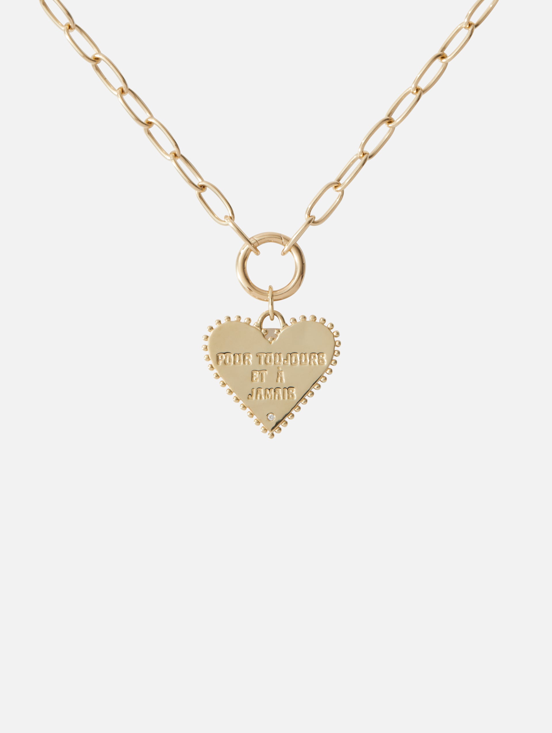 Forever Heart Coin Necklace