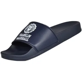 Franklin Marshall Footwear Navy Slip On Sliders