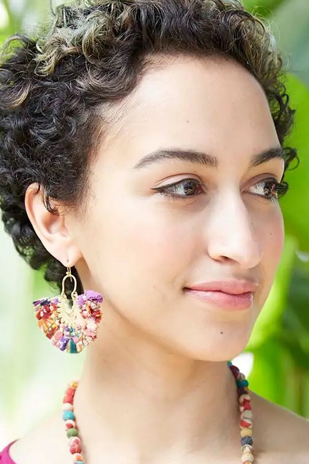 Fringe Earrings in Vibrant Colors