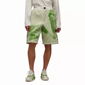 Fuzzy Fleece Shorts - Off White/Team Rave Green | Shop Now!