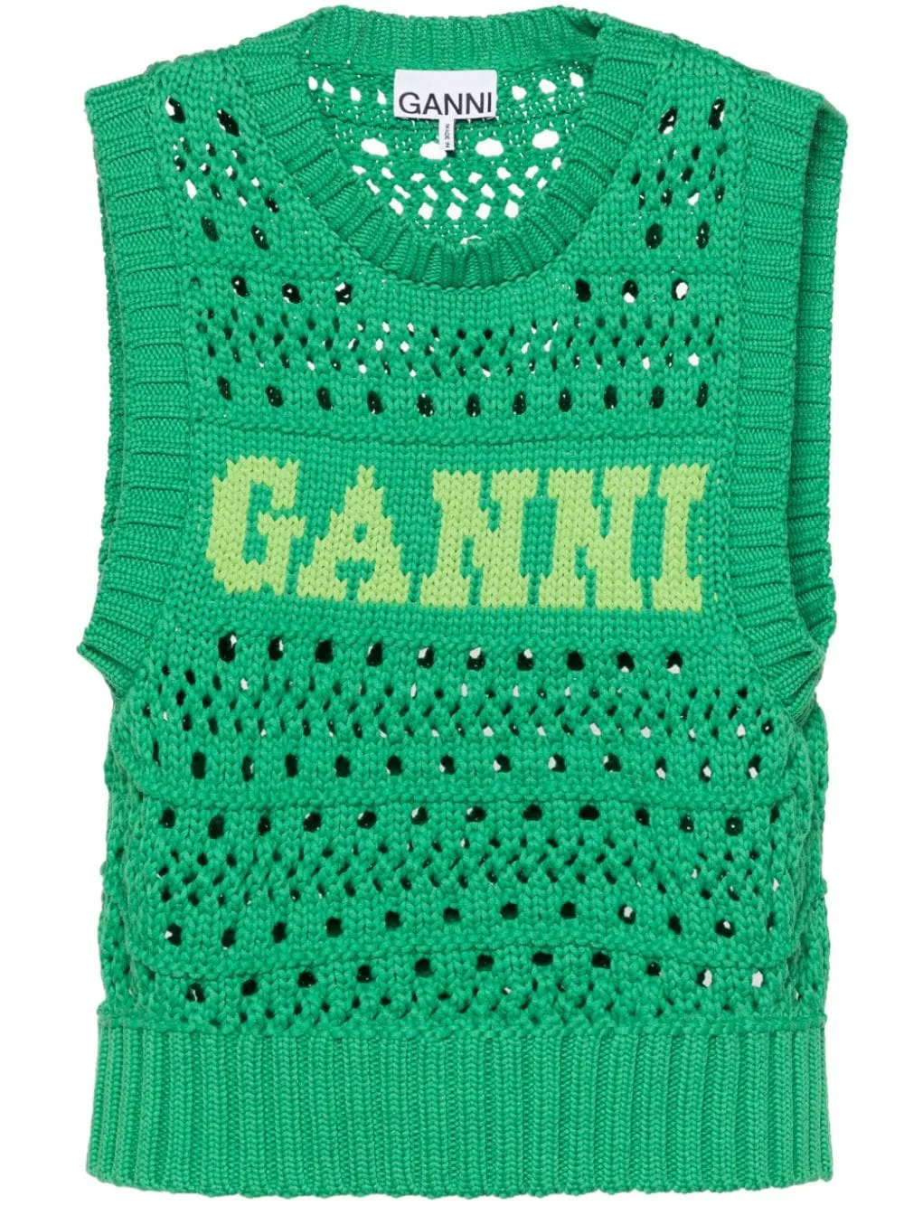 Green Ganni Sweaters