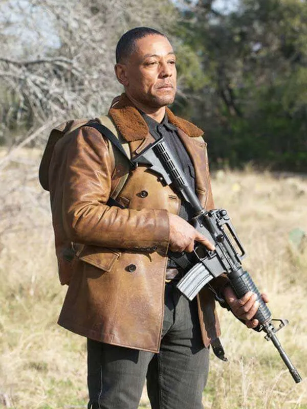 Giancarlo Esposito Revolution Brown Jacket - New American Jackets