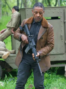 Giancarlo Esposito Revolution Brown Jacket - New American Jackets