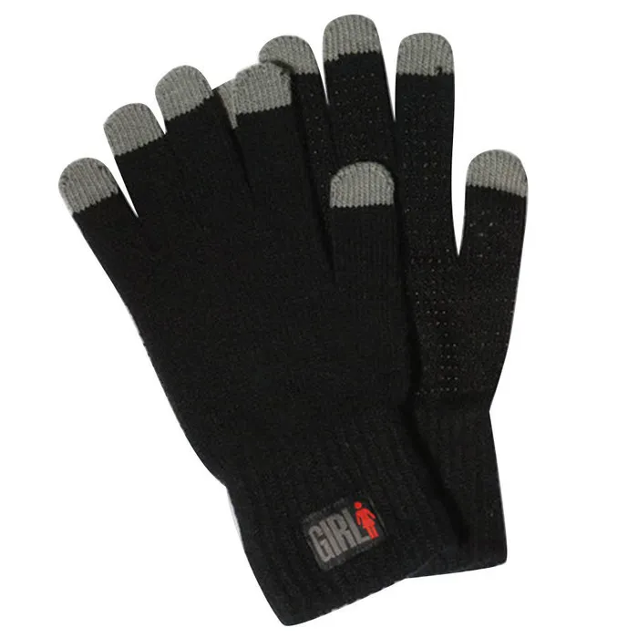 Girl IPhone Touch Gloves Black