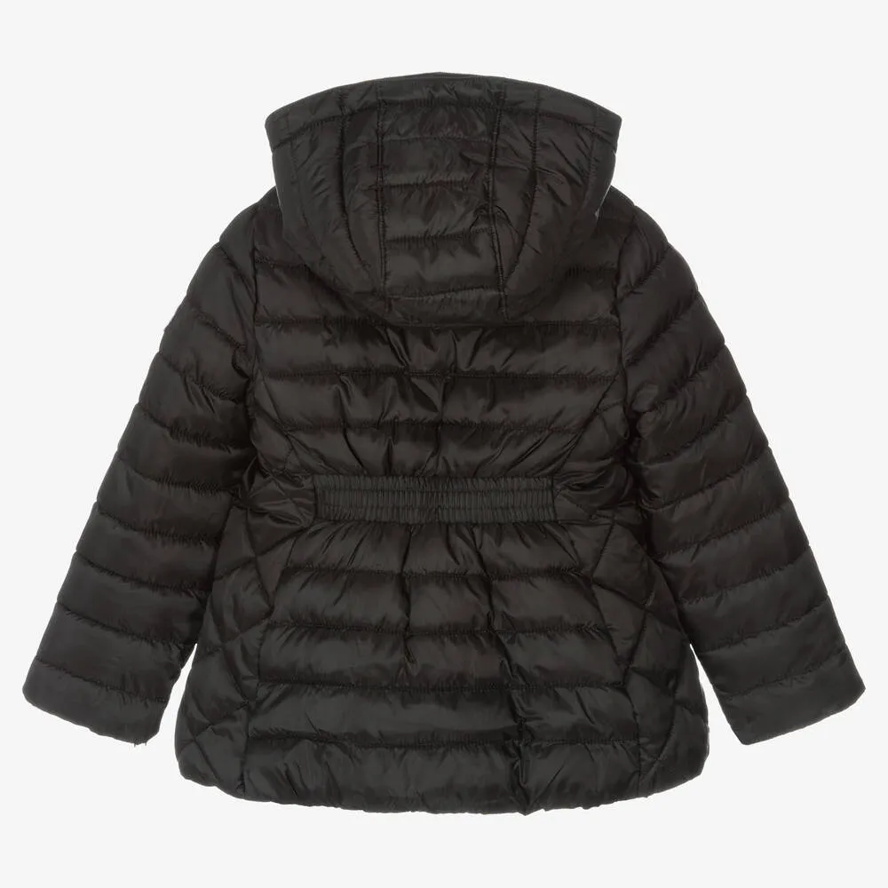 Girls Puffer Jacket in Black