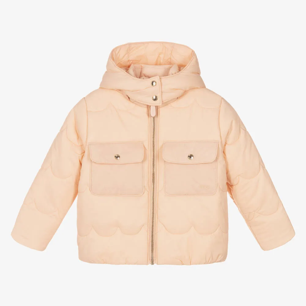 Pink Kids Puffer Coat