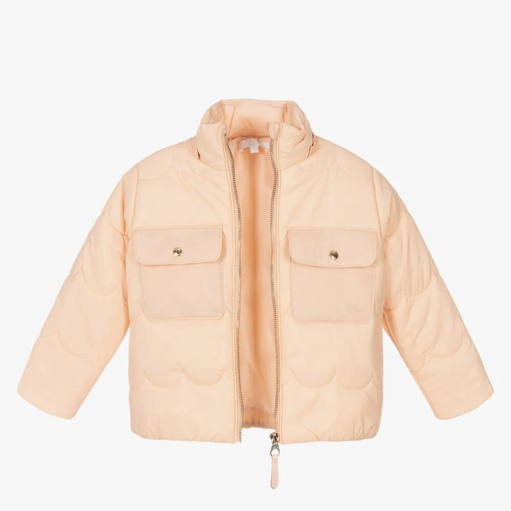 Pink Kids Puffer Coat