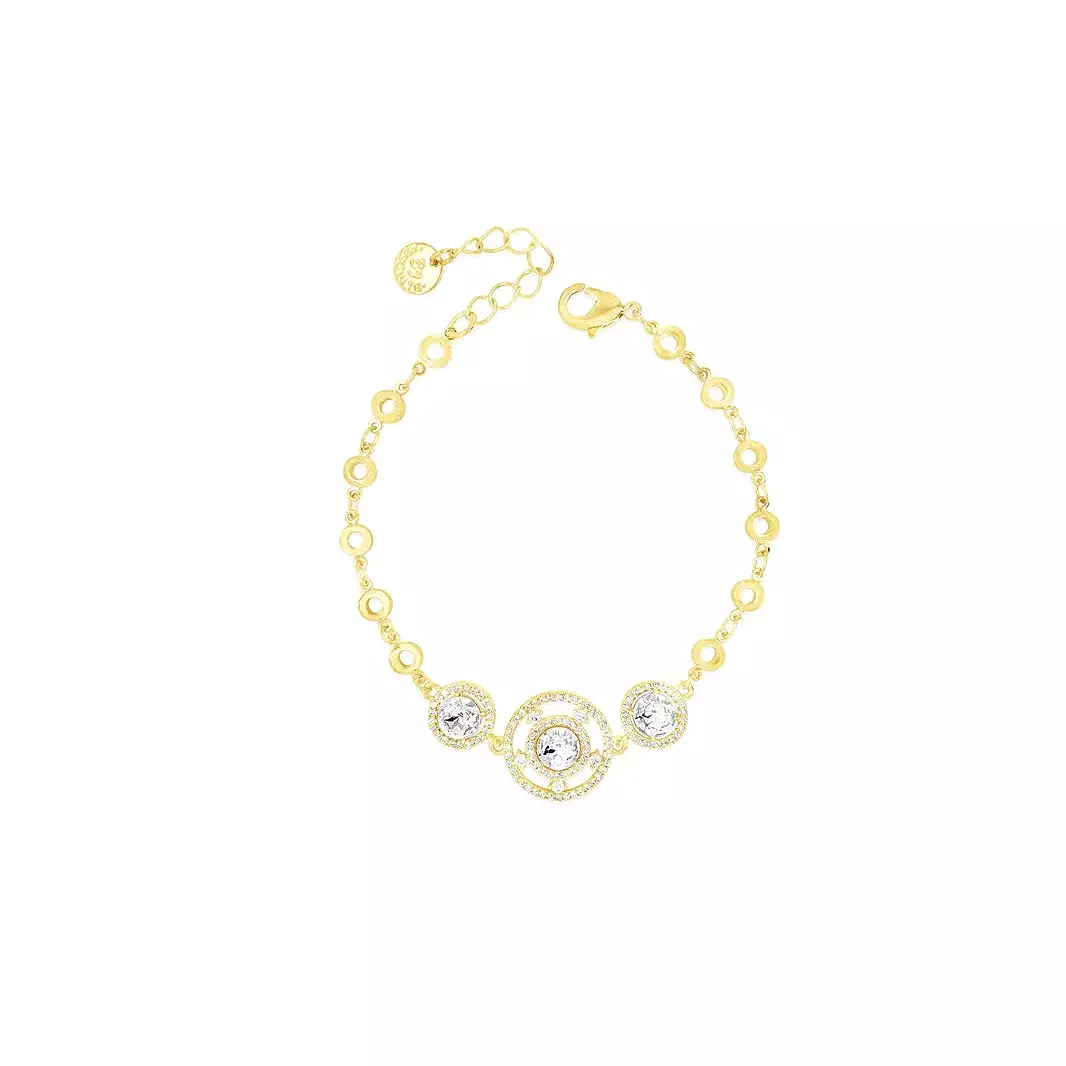 Gold Halo Bracelet B2224GL