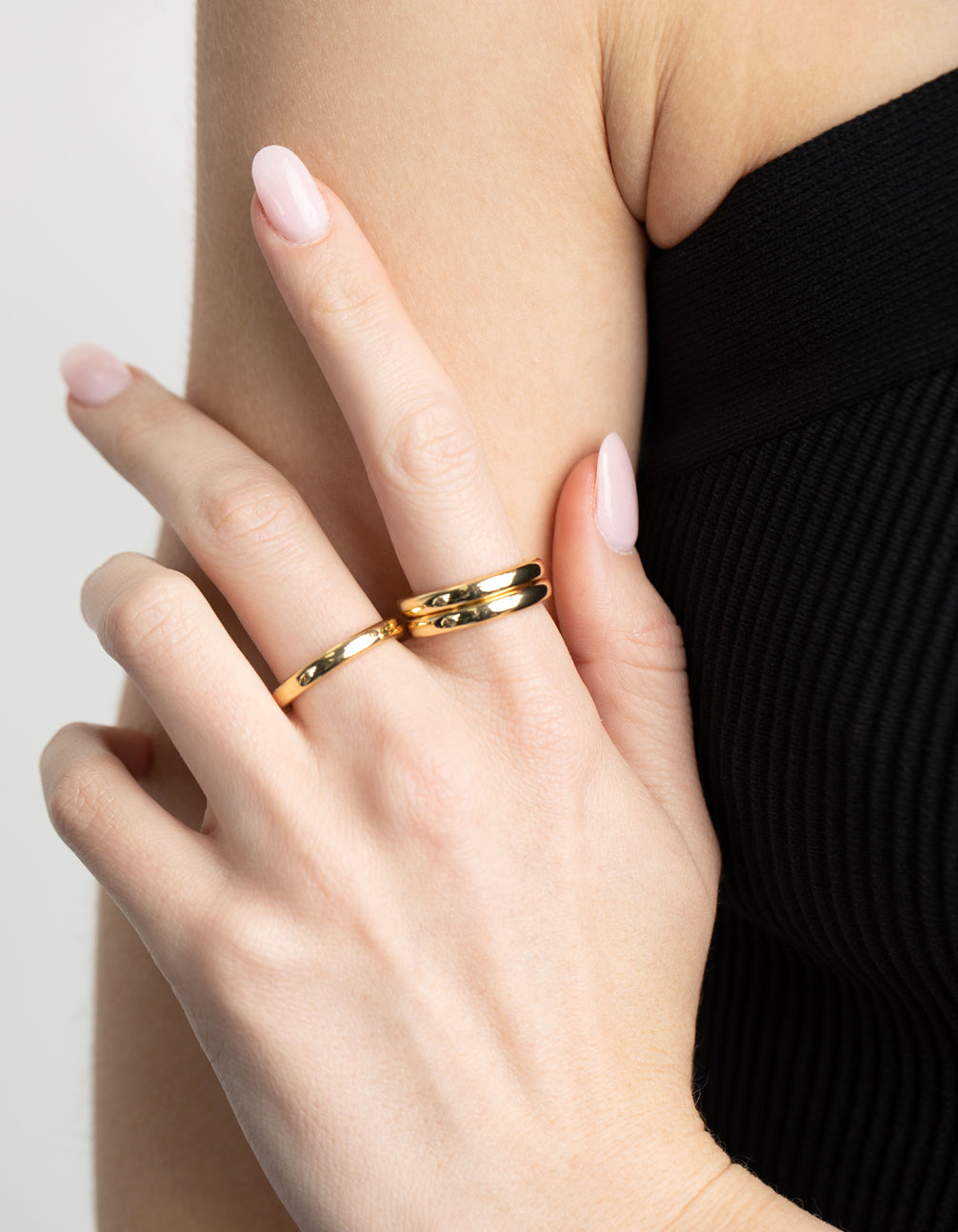 Gold Triple Band Ring