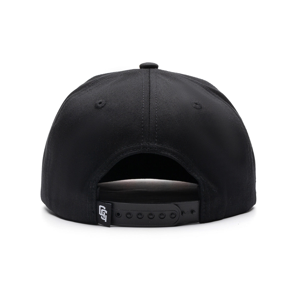 Golf Black SnapBack Hat - Flat Brim