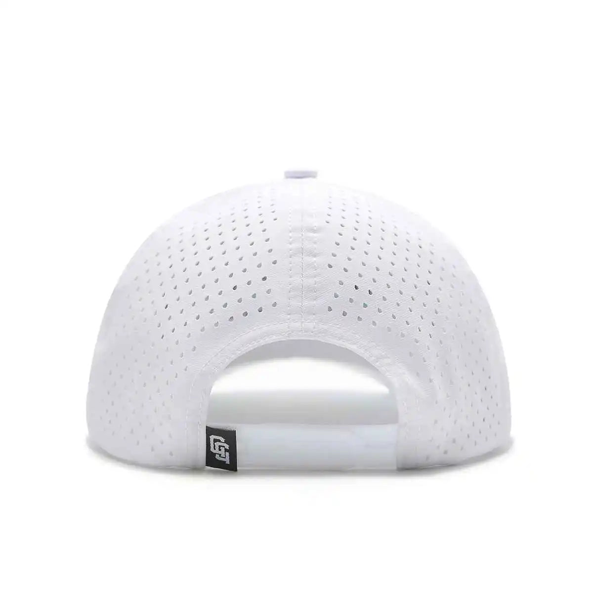 Golf Hat with Curved Brim - TOUR PRO White Hat with Cocaine & Hookers Design