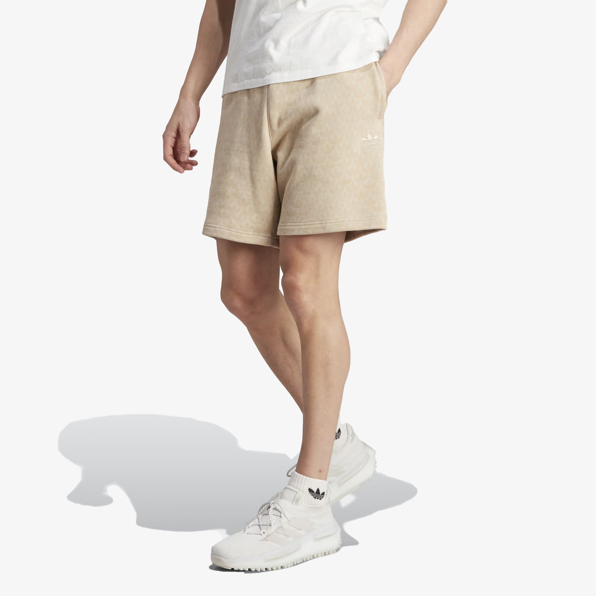 Graphics Monogram Shorts Beige