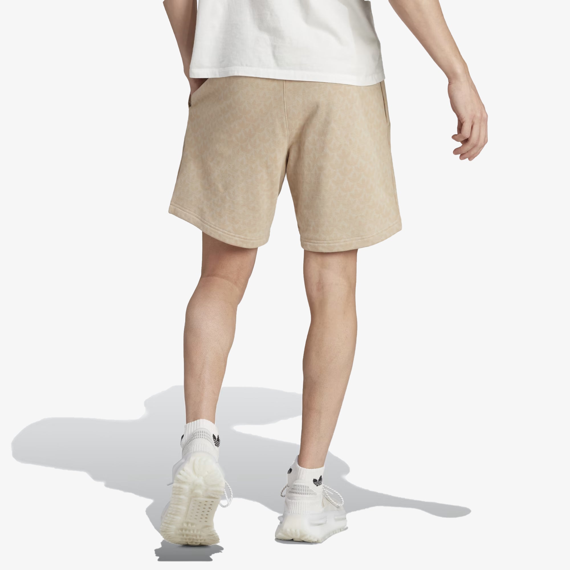 Graphics Monogram Shorts Beige