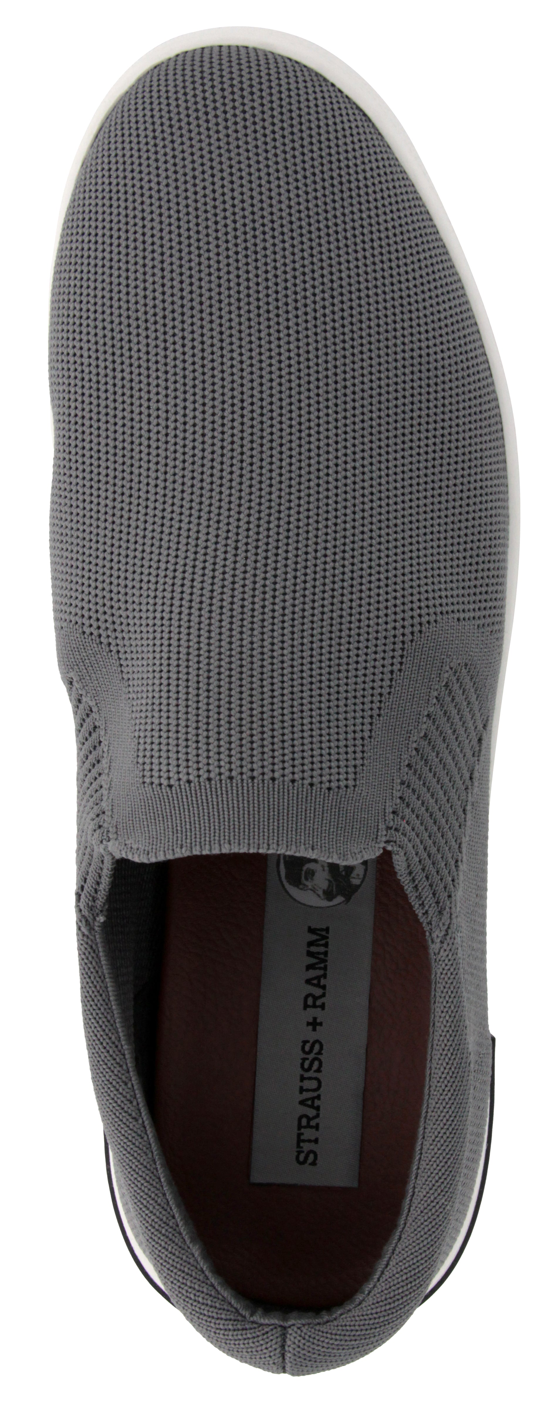 Gray Slip On Shoes