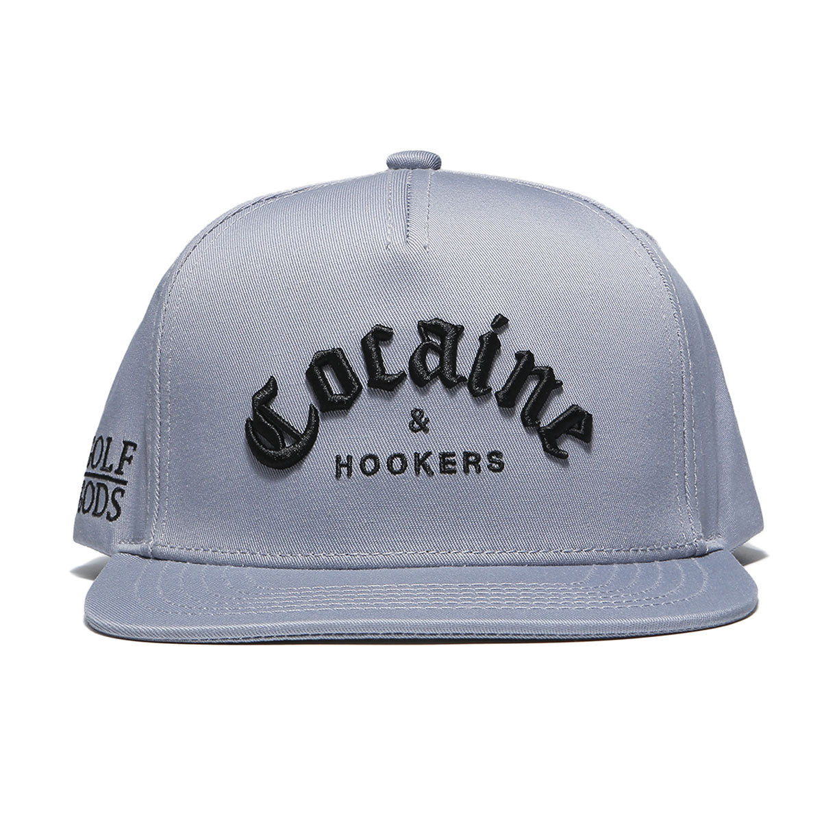 Grey SnapBack Golf Hat