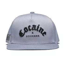 Grey SnapBack Golf Hat