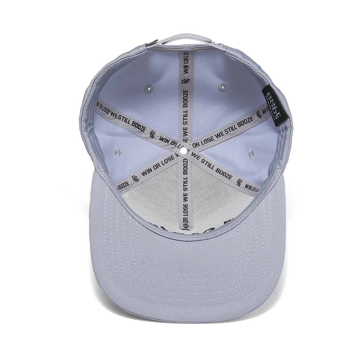 Grey SnapBack Golf Hat