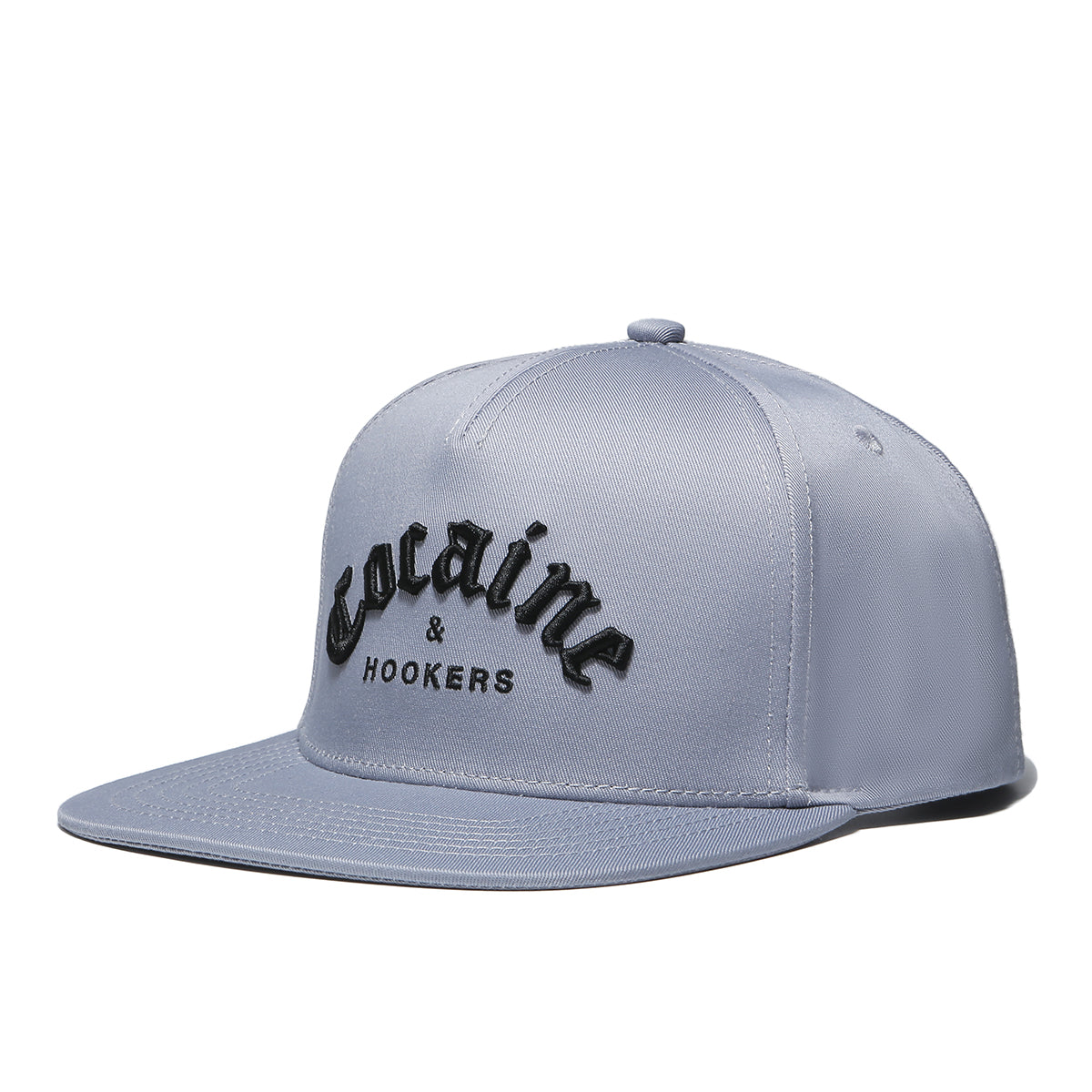 Grey SnapBack Golf Hat