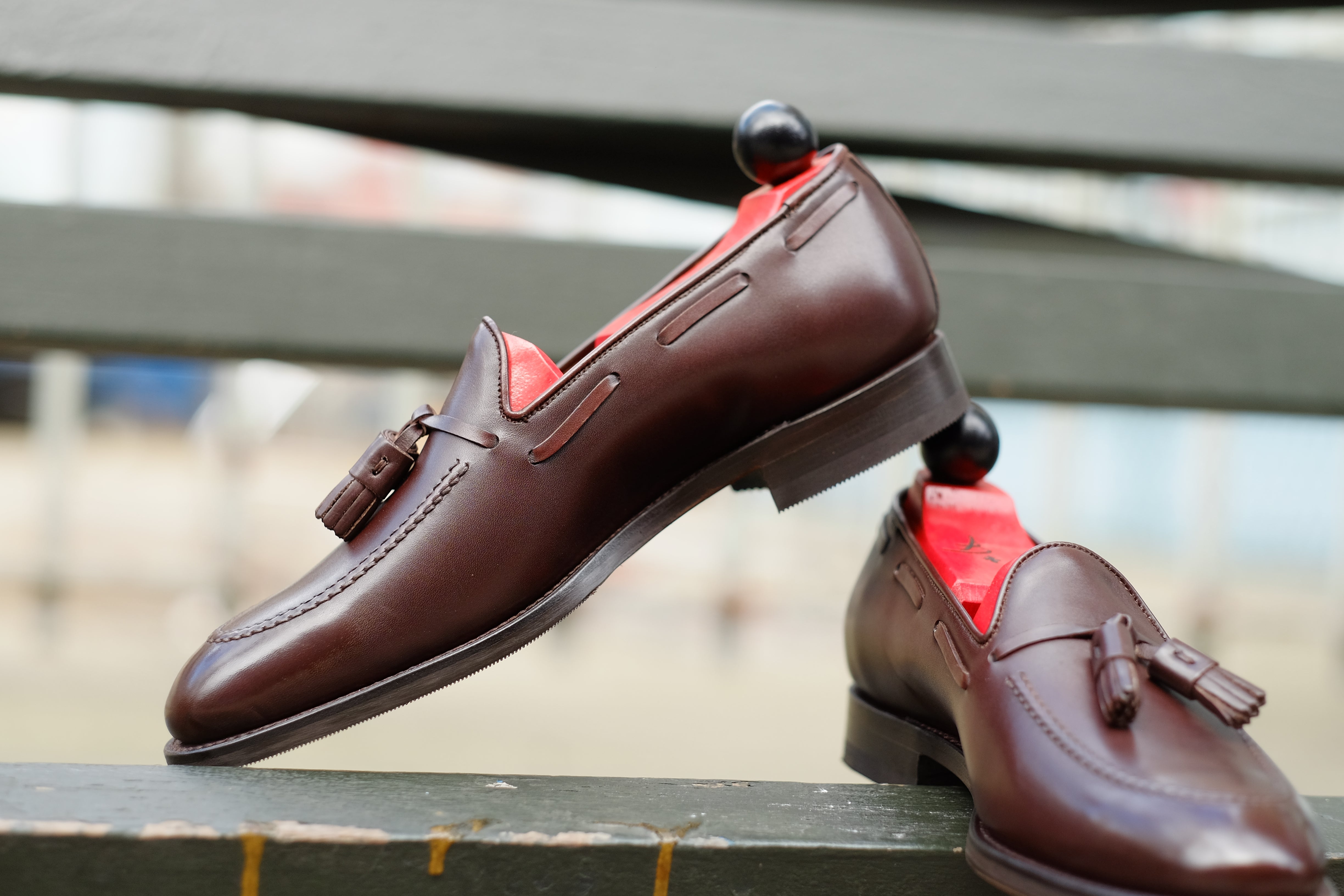 Haller - Dark Oak Leather Shoes