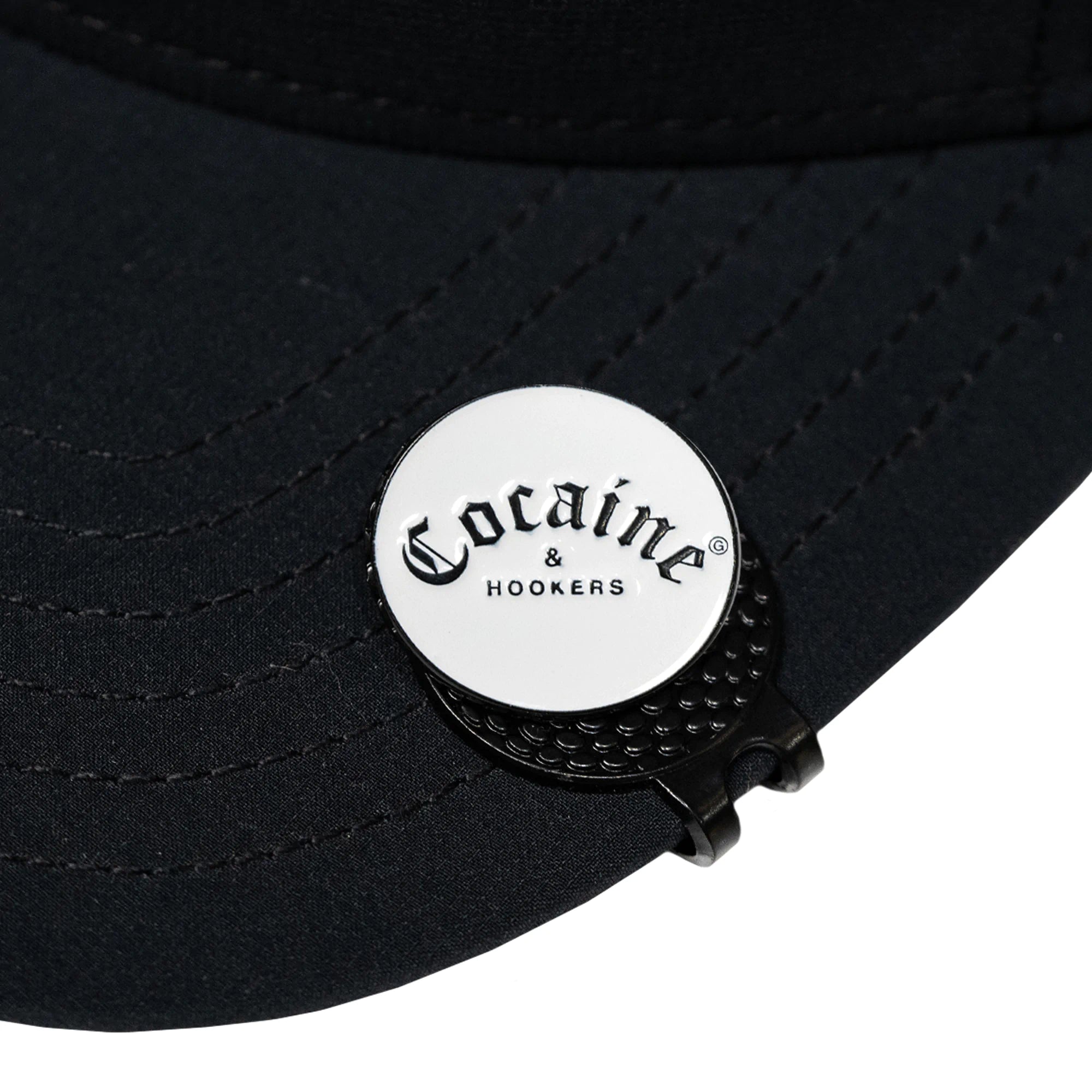 Hat Clip Golf Ball Marker - Metal Cocaine Hookers