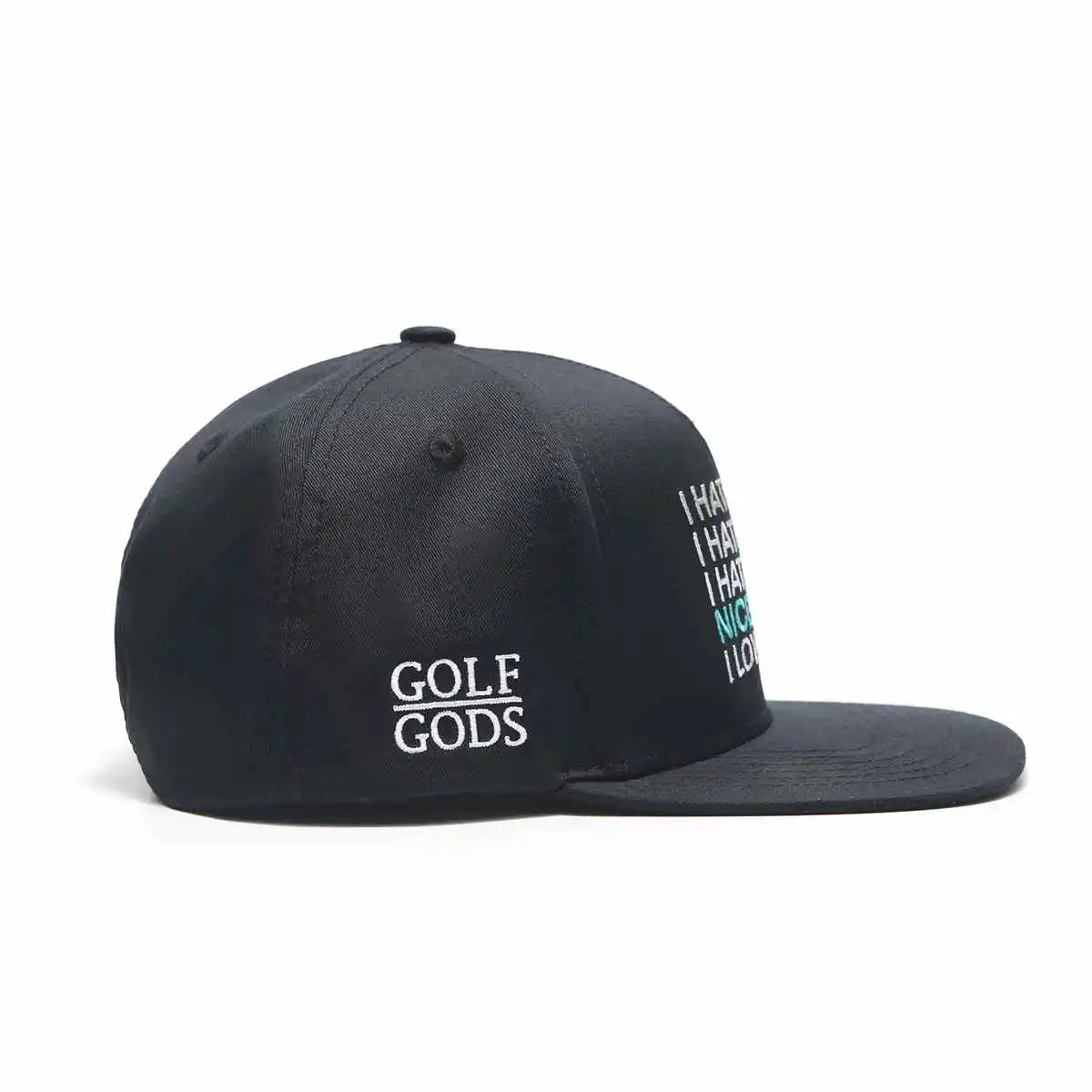 Hate Golf SnapBack Hat - Flat Brim