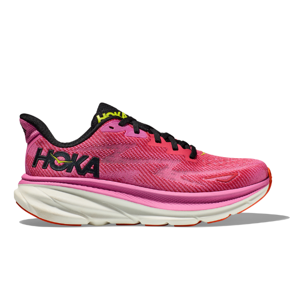 HOKA Clifton 9 Women's Running Shoe Raspberry/Strawberry