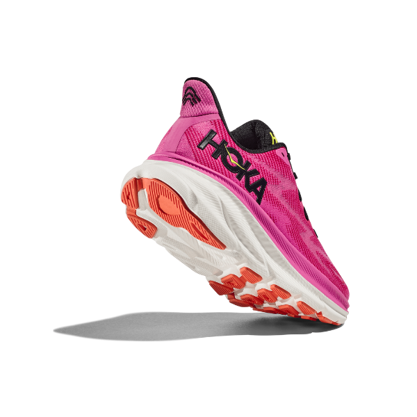 HOKA Clifton 9 Women's Running Shoe Raspberry/Strawberry