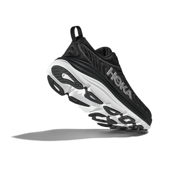 HOKA Gaviota 5 Wide Black/White - Men's Running Shoes.