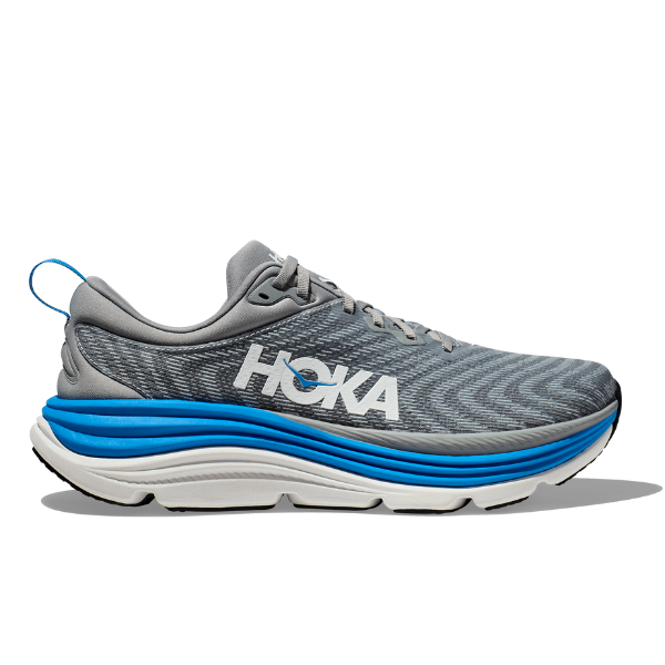 HOKA Men's Gaviota 5 Wide Limestone/Blue - Men's Wide Limestone/Blue HOKA Gaviota 5