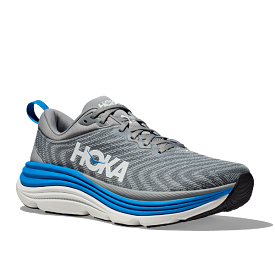 HOKA Men's Gaviota 5 Wide Limestone/Blue - Men's Wide Limestone/Blue HOKA Gaviota 5