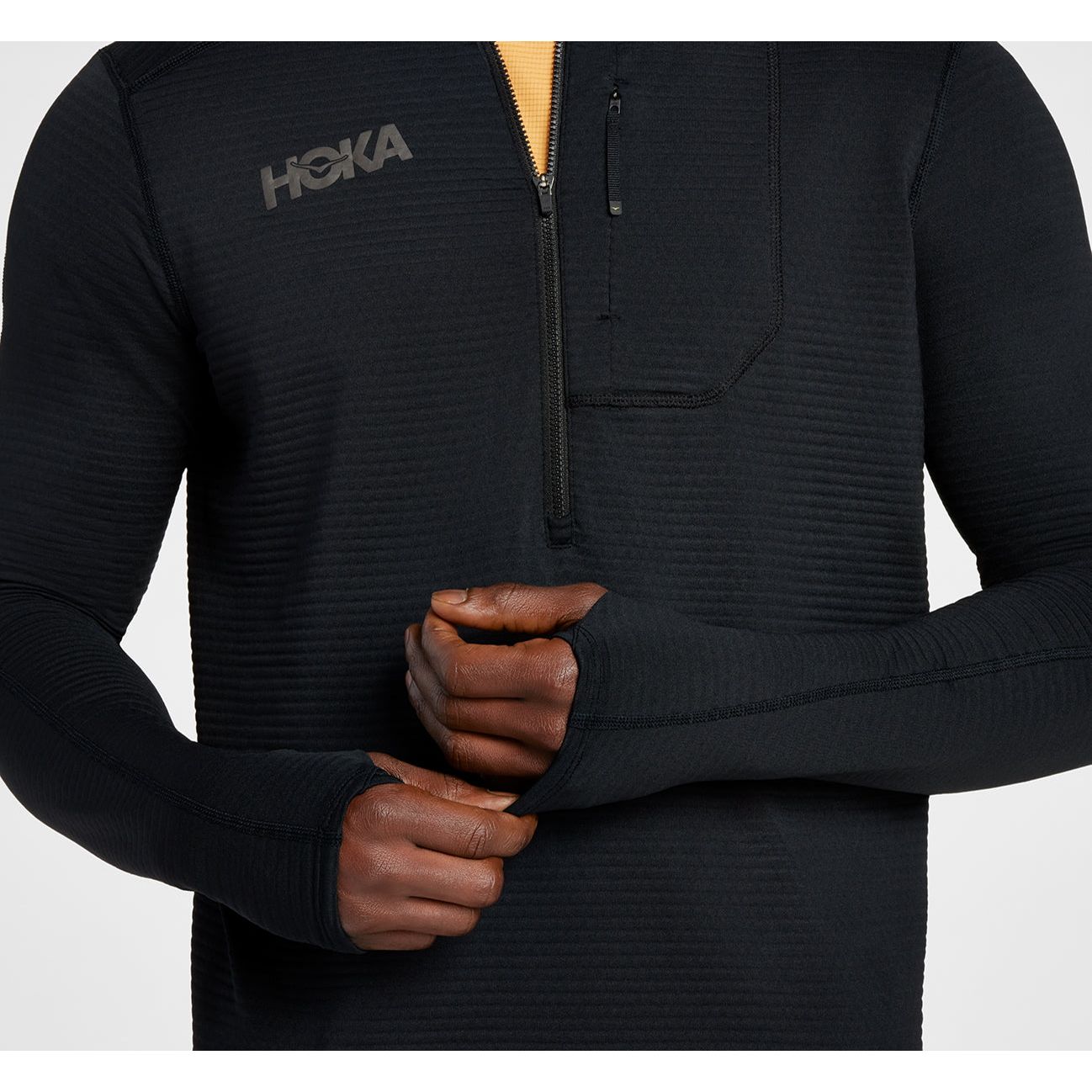 Hoka Men's Half Zip Long Sleeve Shirt