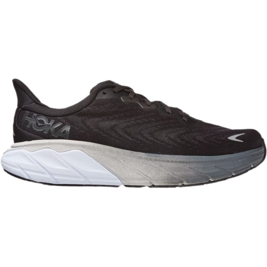 Hoka One One Arahi 6, Black/White 13 2E Wide Men's Shoes