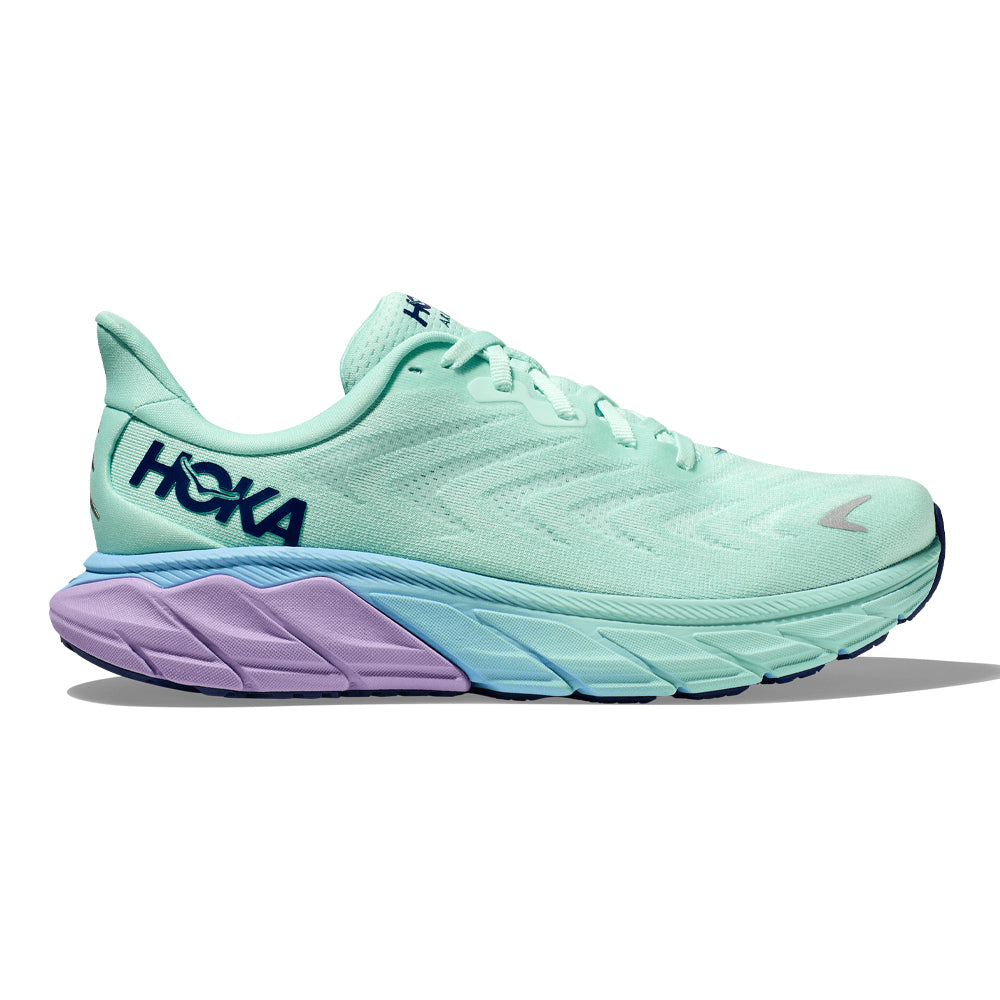 Hoka One One Arahi 6 Women's Running Shoe - Sunlit Ocean/Lilac Mist, Size 9.5 Medium B