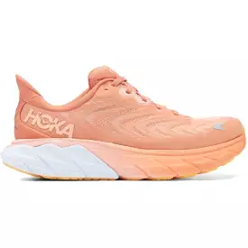 Hoka One One Arahi 6 Women's Running Shoes, Sun Baked/Shell Coral, Size 6.5 B Medium.