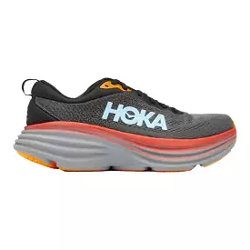 Hoka One One Bondi 8 Men's Running Shoes, Anthracite/Castlerock, Size 12.5 D