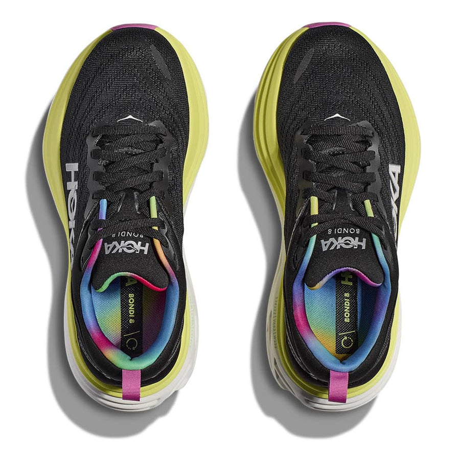 Hoka One One Bondi 8 Women's Running Shoe Black Multicolor