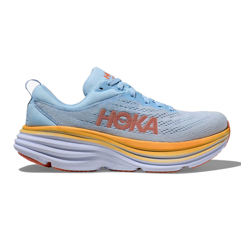 Hoka One One Bondi 8 Women's Running Shoe, Summer Song/Country Air, Size 6 Medium