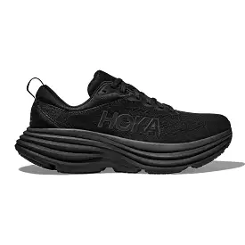 Hoka One One Bondi 8 Women's Wide Black/Black 9.5 D