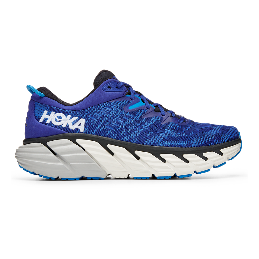 Hoka One One Gaviota 4 Bluing/Blue Graphite Men's Running Shoes, Size 12 (D Medium)