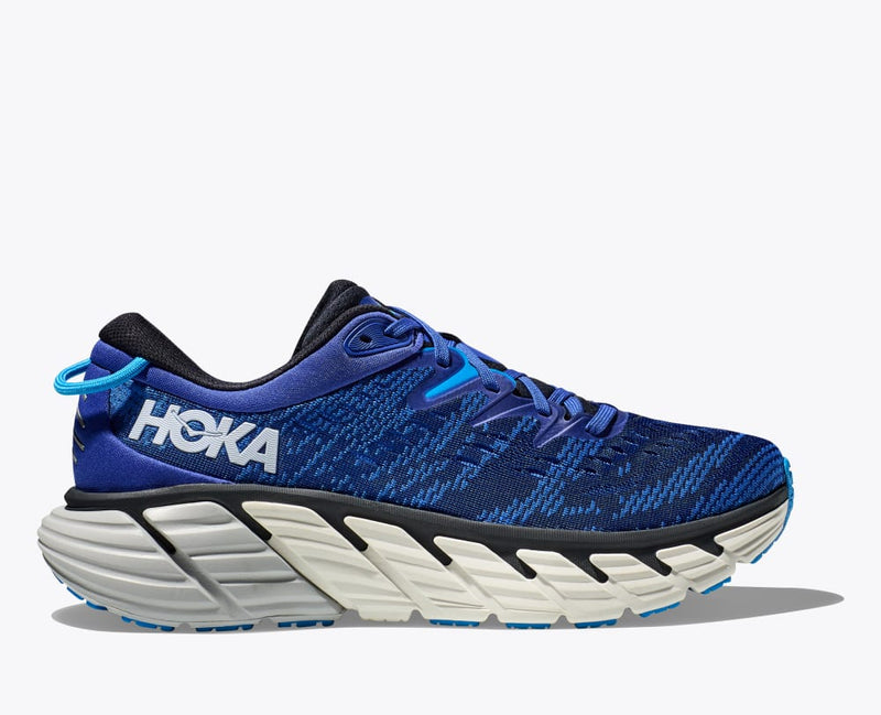 Hoka One One Gaviota 4 for men, Bluing/Blue Graphite, size 7 2E wide